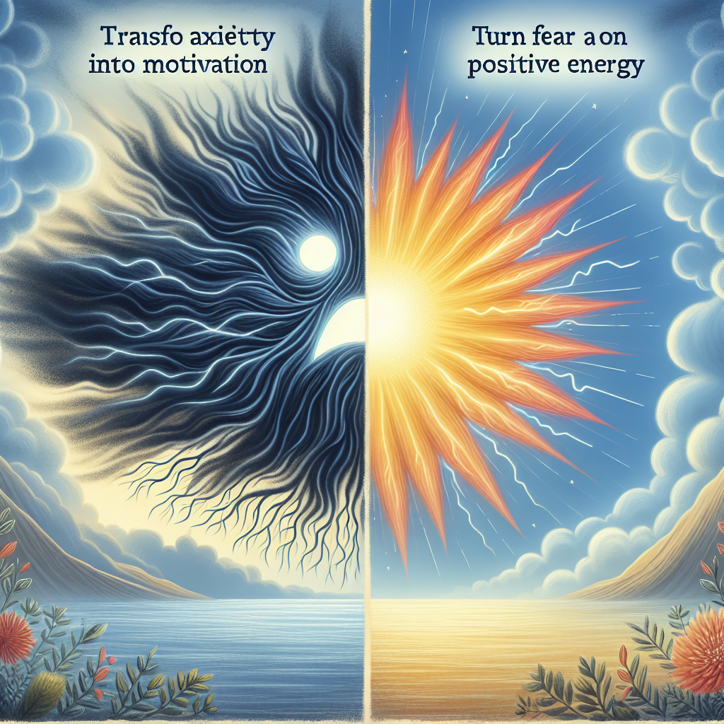 Portada de Cómo transformar la ansiedad en motivación: convierte el miedo en energía positiva