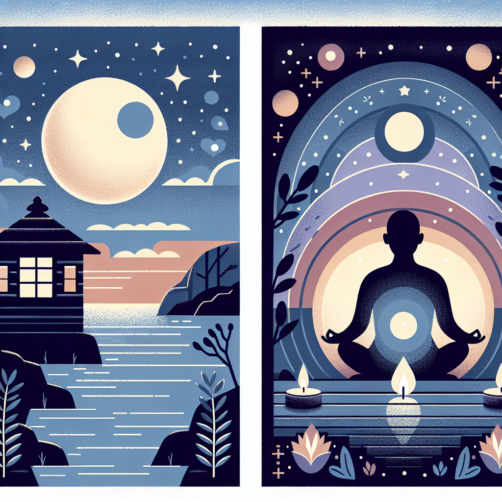 Portada de Encuentra la paz interior: Cómo calmar la mente antes de ir a la cama